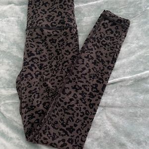 Black and grey leggings